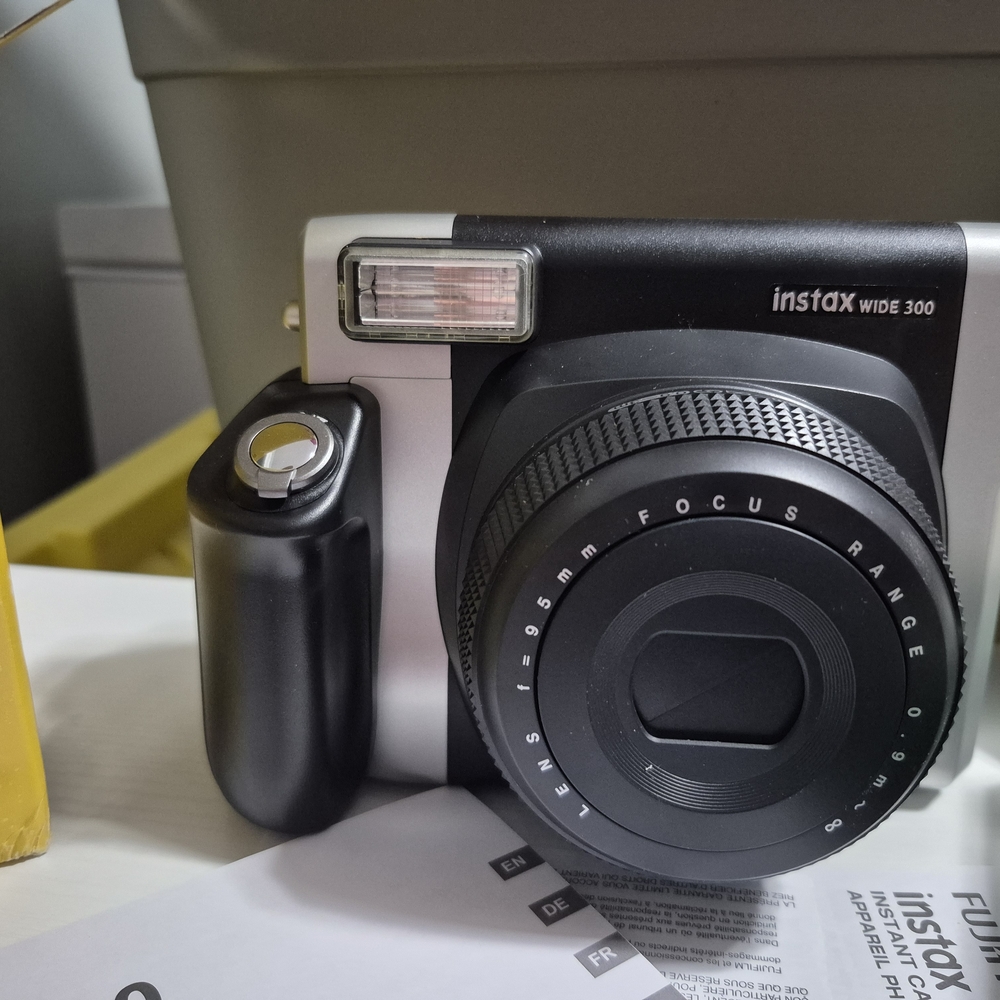 Fujifilm Instax Wide 300 Instant Camera - Black and Silver